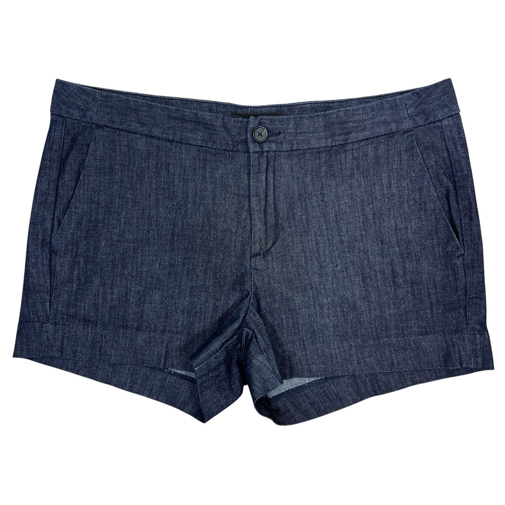 Banana Republic‎ Factory Hampton Fit Chino Shorts 10P Dark Wash Stretch Denim